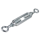 Turnbuckles DIN 1480, Zinc-Plated, with 2 Eyes