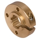 Clamp Collar for Splined Hubs - DIN ISO 14 made of Red Brass