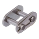 Connecting Link with Spring Clip No. 11/E, with Straight Plates, Stainless steel
