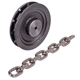 Round-Link Steel Chains and Chain Wheels