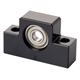 Pillow Block Bearing Units EF, for Support Side, Black Oxided