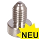 Spring Plungers with Ball and Head, Internal Hexagon, Strong Spring Tension, Stainless Steel