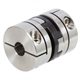 Torsionally-Stiff Couplings HFD with through hole, with clamp hubs, Stainless