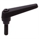 Adjustable Clamping Levers 120 Version G with External Thread