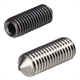 ISO 4027 - Hexagon Socket Set Screws with Cone Point