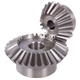 Bevel Gears, Steel, Straight Tooth System, ratio 1:1 - 4:1