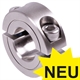 Shaft Collars, Clamp Collars Double-Split, Inch Size Bore, Stainless steel