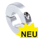 Shaft Collars, Clamp Collars, Double-Split - Type S, Steel, zinc-plated