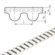 Open-Length Timing Belts, PU, Profile HTD