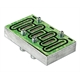 Blanking plate for VDMA and universal sub-bases