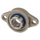 Ball Flange Bearings SSUFL, light series, with Eccentric Ring