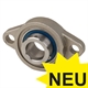 Ball Flange Bearings SSUFL, light series, with Eccentric Ring