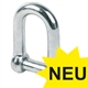 Shackles, straight, Commercial Version, galvanized steel