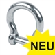 Shackles, curved, Commercial Version, galvanized steel