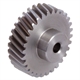 Spur Gears, Steel, Helical Tooth Right and left hand, Module 1