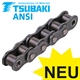 Jednořadé válečkové řetězy Tsubaki ANSI (ASA, ex DIN 8188), Premium