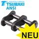 Spojovací článek s pružnou sponou č. 11/E Tsubaki ANSI (ASA, ex DIN 8188), Premium