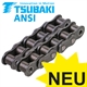 Dvouřadé válečkové řetězy Tsubaki ANSI (ASA, ex DIN 8188), Premium