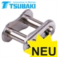 Connecting Link with Spring Clip No. 11/E Tsubaki Stainless Steel