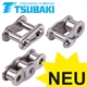 Connecting Links for Single-Strand Roller Chains Tsubaki, Stainless Steel, Premium