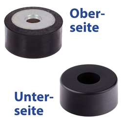 AMECO eshop - Rubber-metal buffer MGH stainless steel diameter