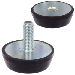 AMECO eshop - Rubber-Metal Bump Stops MGK, Conical Design, Zinc-plated