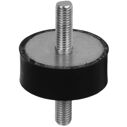 AMECO eshop - Rubber-metal buffer MGP diameter 50mm height 20mm thread M10  x 28mm stainless steel 1.4301
