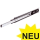 Teleskopické vedení DS 5321 EC, šířka 19,1mm, do 100kg, úplný výsuv, nerez
