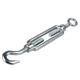 Turnbuckles DIN 1480, Zinc-Plated, with Hook and Eye