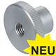 Knurled Nuts DIN 466, Steel zinc-plated