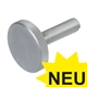 Flat Knurled Thumb Screws DIN 653, Steel zinc-plated