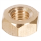 Hexagon Nuts DIN 934, brass, with metric thread, right hand