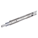 Telescopic Slides DS 3557, width 12.7mm, to 90 kg, over-extension, Stainless