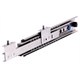 Telescopic Slides DS 5322, width 20.7mm, to 120 kg, over-ext., Stainless