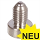 Spring Plungers with Ball and Head, Internal Hexagon, Stainless Steel