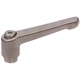 Adjustable Clamping Levers 300.5, Version IS-N with Internal Thread, Stainless