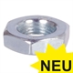 Low Hexagon Nuts ISO 4035, with metric thread, right hand, zinc-plated