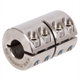 One-Piece Clamp Coupling MAS, Stainless Steel, without keyway