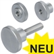 Knurled Nuts and Bolts, Steel, Zinc-plated